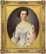 Unbekannter Künstler - Porträt von Kaiserin Elisabeth von Österreich