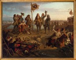 Engerth, Eduard von - Prinz Eugen sendet dem Kaiser die Botschaft vom Sieg bei Zenta