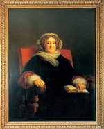 Cogniet, Léon - Porträt von Madame Clicquot, geb. Ponsardin (1777-1866)