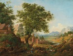 Legaschow, Anton Michailowitsch - Chinesische Landschaft mit Staffage