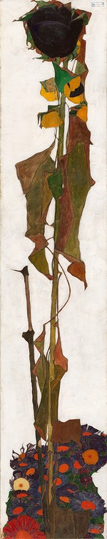 Schiele, Egon - Sonnenblume