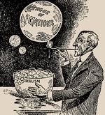 Unbekannter Künstler - Seifenblasen. Woodrow Wilson und der Völkerbund