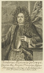 Unbekannter Künstler - Porträt von Graf Fjodor Alexejewitsch Golowin (1650-1706)