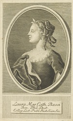 Unbekannter Künstler - Porträt von Laura Bassi (1711-1778) 