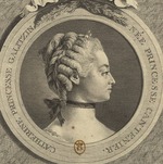 Beauvarlet, Jacques Firmin - Porträt von Fürstin Ekaterina Dmitriewna Golizyna (1720-1761), geb. Cantemir