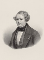 Noël, Léon - Porträt von Komponist Auguste-Mathieu Panseron (1796-1859)