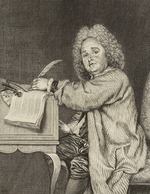 Moyreau, Jean - Porträt von Komponist Jean-Féry Rebel (1666-1747)