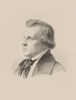 Weger, August - Porträt von Komponist Julius Rietz (1812-1877)
