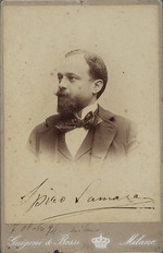 Guigoni & Bossi, Milano - Porträt von Komponist Spyridon Samaras (1861-1917)