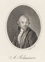 Scheffner, Johann Gottfried - Porträt von Komponist Anton Schweitzer (1735-1787) 