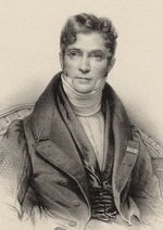 Unbekannter Künstler - Porträt von Dirigent und Komponist Gaspare Spontini (1774-1851)