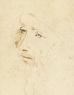 Leonardo da Vinci, (Kreis von) - Porträt von Leonardo da Vinci 