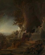 Rembrandt van Rhijn - Christus erscheint Maria Magdalena (Noli me tangere)