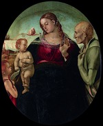 Signorelli, Luca - Madonna und Kind mit dem Johannesknaben und heiligen Hieronymus