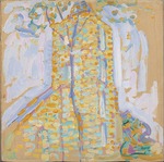 Mondrian, Piet - Kirche in Domburg mit Baum