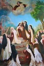 Unbekannter Künstler - Die Karmelitinnen von Compiègne