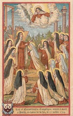 Unbekannter Künstler - Die Karmelitinnen von Compiègne