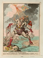 Gillray, James - Zerstörung des französischen Kolosses