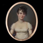 Fontallard, Jean-François-Gérard - Porträt von Madame Récamier, geb. Julie Bernard (1777-1849)