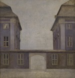 Hammershøi, Vilhelm - Asiatisk Compagnis bygninger, set fra St. Annæ Gade (Gebäude der Asiatischen Handelsgesellschaft)