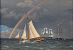 Eckersberg, Christoffer-Wilhelm - Regenbogen über dem See 