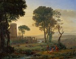 Lorrain, Claude - Landschaft mit der Flucht nach Ägypten