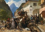 Giraud, Pierre François Eugène - Zollstation am Simplonpass