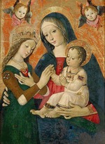 Pinturicchio, Bernardino - Die mystische Hochzeit der heiligen Katharina