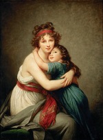 Vigée Le Brun, Louise Élisabeth - Selbstbildnis mit der Tochter Julie
