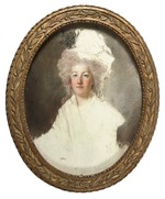 Kucharski, Alexandre - Porträt von Marie Antoinette (1755-1793), Königin von Frankreich