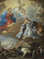Giordano, Luca - Der heilige Januarius von Neapel betet für die Opfer der Pest