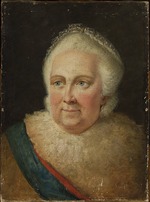 Unbekannter Künstler - Porträt der Kaiserin Katharina II. (1729-1796)