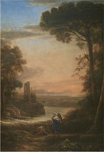 Lorrain, Claude - Landschaft mit Tobias und dem Engel