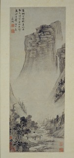 Wen Zhengming - Poetische Gedanken im Pavillon am Flussufer
