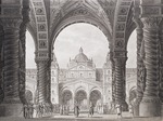 Sanquirico, Alessandro - Bühnenbildentwurf zur Oper I due Valdomiri von Peter Winter. Teatro alla Scala