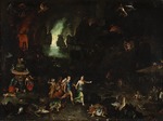 Brueghel, Jan, der Ältere - Aeneas und Sibylle in der Unterwelt