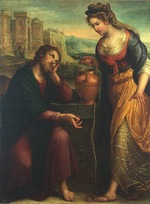 Fontana, Lavinia - Jesus und die Samariterin am Jakobsbrunnen
