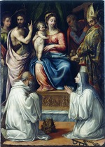 Salviati (Rossi), Francesco - Madonna mit Heiligen Christina von Bolsena, Johannes dem Täufer, Philippus, Nikolaus, Romuald und Selige Lucia von Settefonti