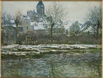Monet, Claude - Effet de neige à Vétheuil ou Église de Vétheuil