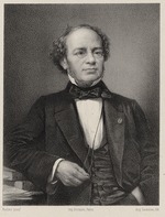 Lemoine, Auguste - Porträt von Komponist Jacques Fromental Halévy (1799-1862)