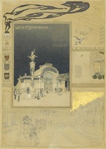 Wagner, Otto Koloman - Pavillon Wiener Stadtbahnstation auf dem Karlsplatz