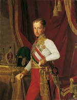 Waldmüller, Ferdinand Georg - Porträt von Kaiser Ferdinand I. von Österreich (1793-1875)