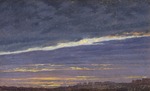 Friedrich, Caspar David - Abendlicher Wolkenhimmel (Abend)