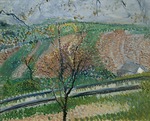 Gerstl, Richard - Trasse der Zahnradbahn auf den Kahlenberg 