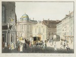 Postl, Karel - Der Michaelerplatz in Wien