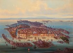 Rieger, Alberto - Ansicht von Venedig aus der Vogelperspektive