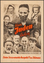 Unbekannter Künstler - Wenn Juden lachen... (Der Stürmer Wochenblatt von Julius Streicher)