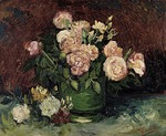 Gogh, Vincent, van - Pfingstrosen und Rosen