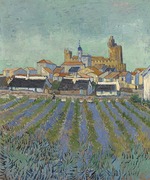 Gogh, Vincent, van - Blick auf Saintes-Maries-de-la-Mer