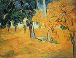 Gogh, Vincent, van - Garten des Hospitals Saint-Paul in Saint-Rémy